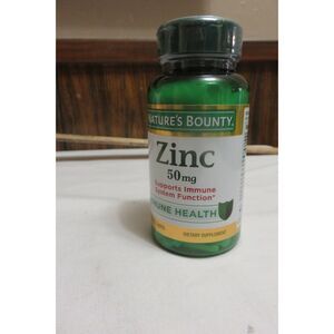 NEW SEALED BOTTLE OF NATURES BOUNTY ZINC 50 MG